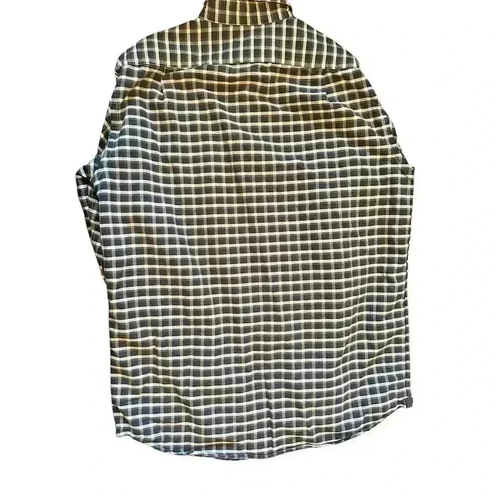 Cremieux Classics‎ Sx Sm 100% Cotton Checked Buttondown Shirt Preppy Office - Picture 2 of 11